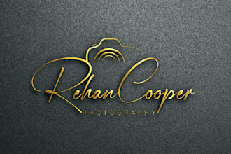 design luxury photography signature logo, or watermark