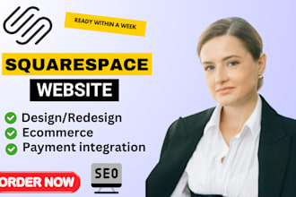 build squarespace website design, squarespace website redesign, squarespace