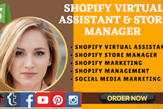 shopify virtual assistant shopify manager for shopify sales marketing cro USA UK