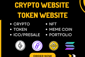 develop bep20, erc20 token, presale website, meme coin smart contracts