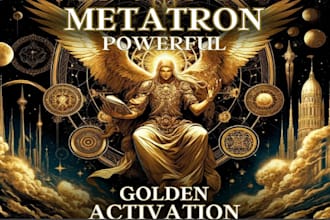 unlock divine wisdom, wishes, fame, and healing with metatron golden light