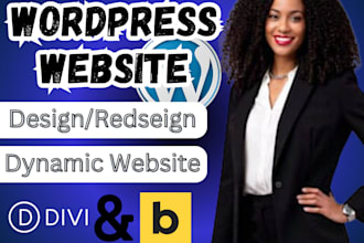 design clone wordpress website with divi bricks elementor pro kadence builder