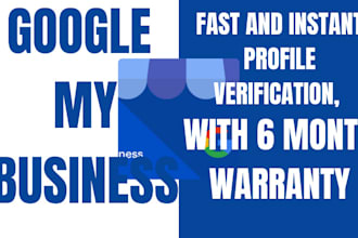 setup a verified google business profile for any business, gmb seo
