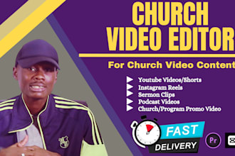 professionally edit your church videos