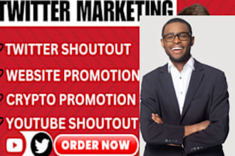 shoutout twitter promote website share link to 150m ig,fb,app, crypto,etsy user