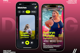 develop a social chat app video chat app dating app