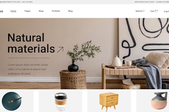 build modern furniture shopify store furniture store home decor dropship website