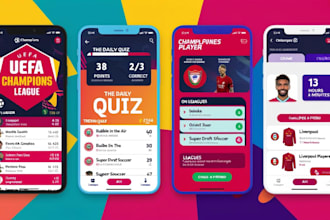 develop fantasy sport app, crypto sport app, tournament app, bet app fantasy