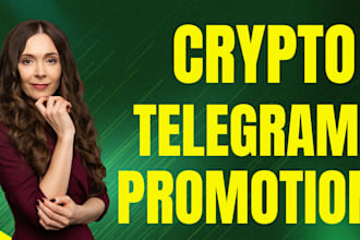 telegram promotion, solana promotion, presale marketing, crypto ad setup