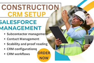 set up construction CRM zoho hubspot monday pipedrive buildertrend jobnimbus