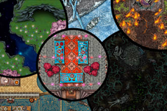 create your dream battle maps, fantasy maps for dnd and other ttrpgs