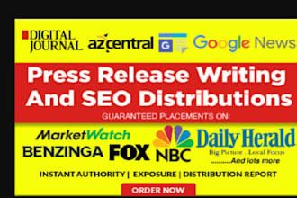 press release writing and distribution on ein presswire, google news