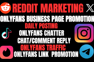 onlyfans page management and promotion, fans chatter, fanvue twitter marketing