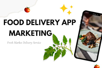 do food delivery app marketing restaurant app promotion ig fb google ads setup