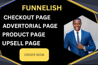 clone funnelish advertorial and product sales page