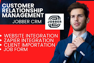 setup jobber website integration zapier integration client importation job form
