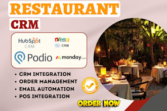 setup restaurant crm cake pos flipdish woopos odoo restroworks routific workflow