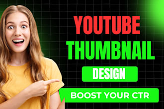 design attractive youtube thumbnails