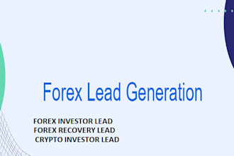 provide forex and crypto leads from any geo zone