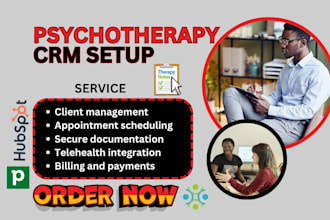 setup psychotherapy service theranest therapynotes hubspot pipedrive CRM