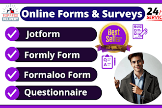 online forms, surveys, jotform, formaloo form, formly form, questionnaires