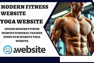 design modern fitness website personal trainer sport gym website yoga website