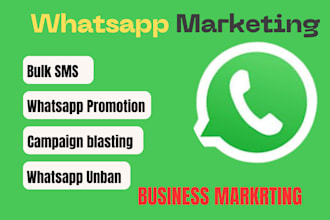 do whatsapp bulk SMS marketing business promotion send text messages
