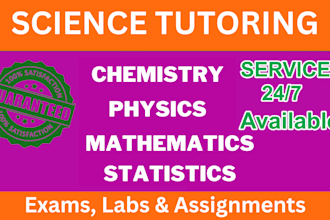help in math tutoring chemistry physics calculus linear algebra discrete math