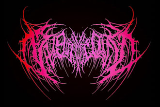 design your black, slamming, brutal, death metal band logo