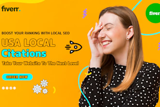 do top 300 live USA local citations and directory submission for your ranking