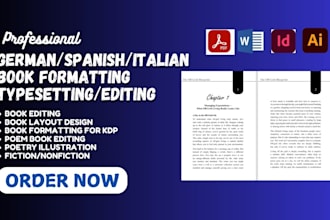 format, design, german ebook, spanish ebook, italian ebook, journal KDP upload