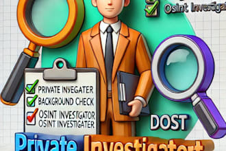 do osint background checks and investigations act as your private detective