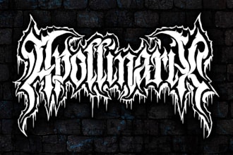 design you a brutal death metal, slamming, deathcore logo