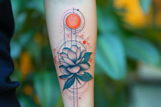 create a minimalist fine line tattoo design