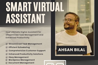 your professional  virtual assistant for data entry, SEO, website management