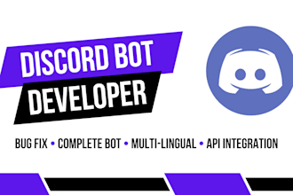 be your discord bot developer