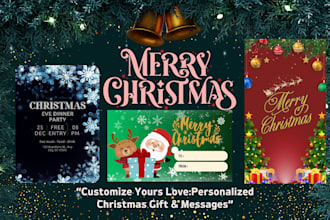 craft personalized christmas cards and invites