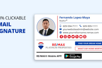 do business html email signature design with logo