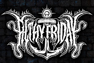 design extreme graffiti tag, nu metal, phonk and trap metal band logo