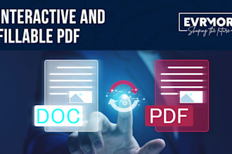create interactive fillable adobe PDF form