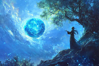 paint fantasy illustration and concept art