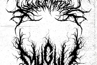 draw a metal band logo