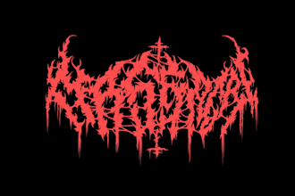 design a brutal death metal logo