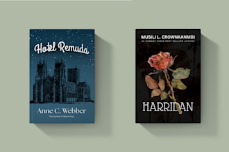create amazing hard copy and ebook book cover design