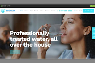 build water filtration website water restoration website water damage website