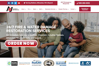 build water filtration website water restoration website water damage website