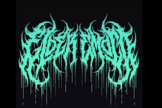 do a metal,hardcore,heavy metal, black metal band logo