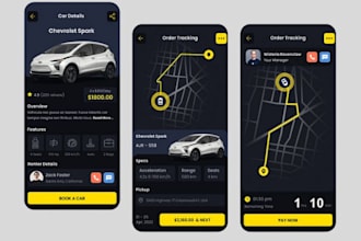 develop car rental app taxi booking app uber clone app auction app taxi app