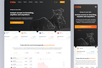 build forex broker website, cfd trading platform, forex website, crypto website