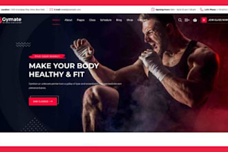 design fitness website personal trainer website yoga fitness trainer website